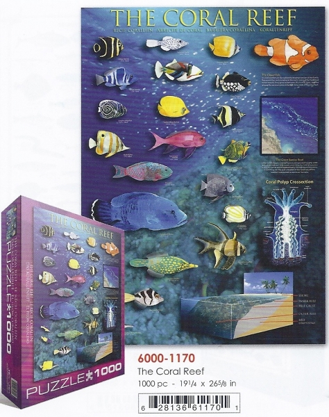 Mirax Hobbies EUROGRAPHICS 6000 1170 CORAL REEF PUZZLE 1000 PIEZAS