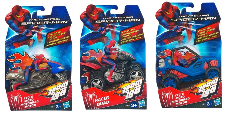 Mirax Hobbies HASBRO B0569 SPIDERMAN WEB SLINGERS RACER