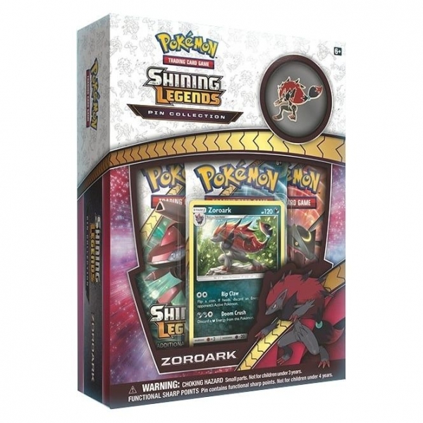 Mirax Hobbies DEVIR POK SHINING LEGENDS PIN COLLECTION ZOROARK POKEMON