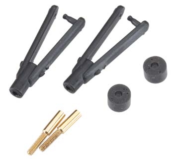 Mirax Hobbies DUBRO 974 LONG ARM MICRO CLEVIS 047 PULG BLACK 2