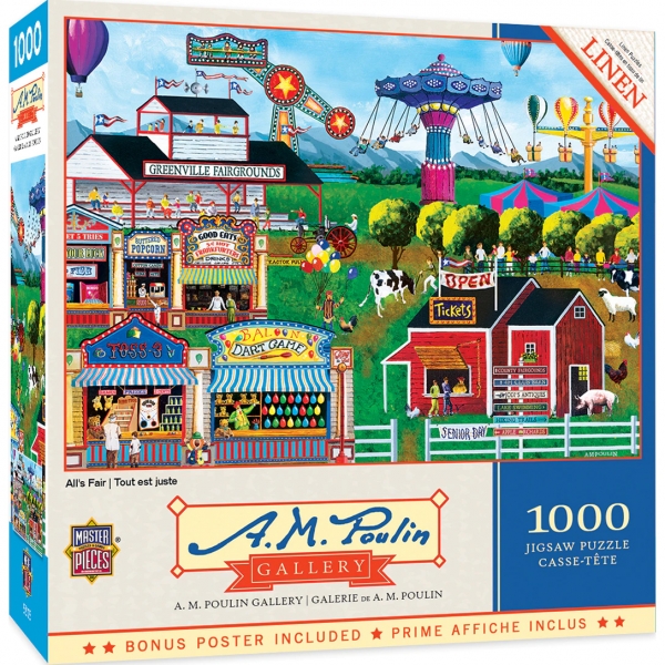 Mirax Hobbies MASTERPIECES 72170 ALL PIEZAS S FAIR PUZZLE 1000 PIEZAS