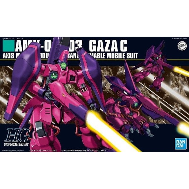 Mirax Hobbies BANDAI 57741 MODEL KIT 1 144 HGUC GAZA C NORMAL TYPE