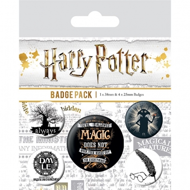 Mirax Hobbies SMARTCIBLE BP80567 PACK DE CHAPAS HARRY POTTER SYMBOLS