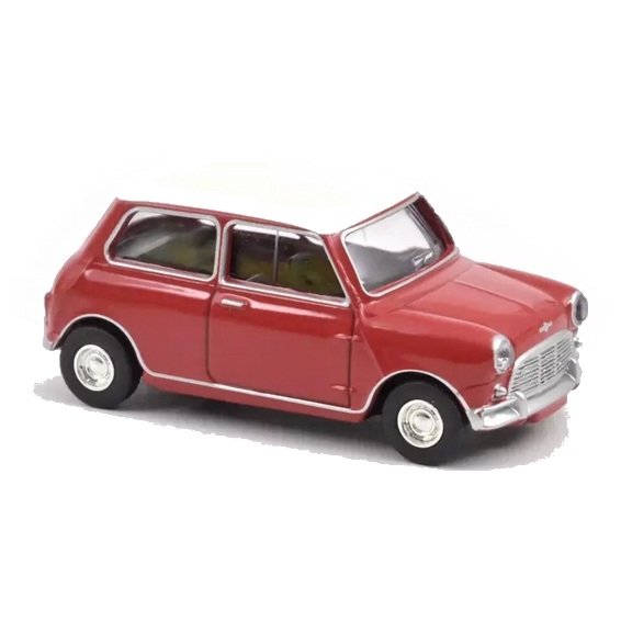 Mirax Hobbies Norev Mini Cooper S Red With Flag On Roof