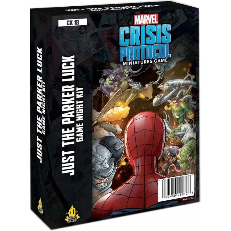 Mirax Hobbies Atomic Mass Games Ck Marvel Crisis Protocol Just The Parker Luck Game Night Kit