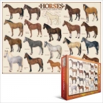 EUROGRAPHICS 6000-0078 HORSES PUZZLE 1000 PIEZAS