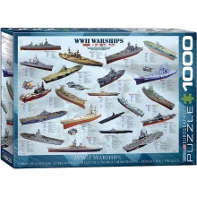 EUROGRAPHICS 6000-0133 WWII WAR SHIPS PUZZLE 1000 PIEZAS