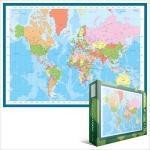 EUROGRAPHICS 6000-1271 MODERN MAP OF THE WORLD PUZZLE 1000 PIEZAS