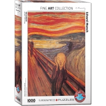 EUROGRAPHICS 6000-4489 THE SCREAM BY EDVARD MUNCH PUZZLE 1000 PIEZAS