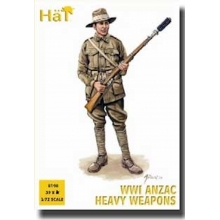 HAT 8190 1:72 WWI ANZAC HEAVY WEAPONS SOLDIERS ( 32 & 4 HEAVY GUNS )
