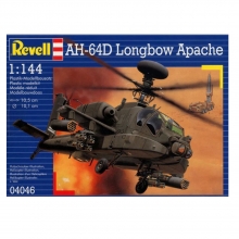REVELL 04046 1:144 AH 64 D LONGBOW APACHE ARMED COMBAT HELICOPTER