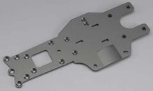 HPI 102169 REAR CHASSIS PLATE ( GUNMETAL )