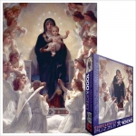 EUROGRAPHICS 6000-7064 VIRGIN WITH ANGELS PUZZLE 1000 PIEZAS