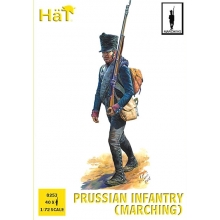 HAT 8253 1:72 NAPOLEONIC PRUSSIAN INFANTRY MARCHING ( 40 )
