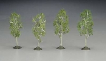 BACHMANN 32110 SS 2 1:2-2 3/4 ASPEN TREES ( 4 ) N