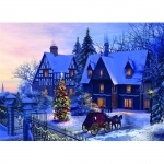 EUROGRAPHICS 6000-0428 HOME FOR THE HOLIDAYS PUZZLE 1000 PIEZAS