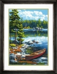 DIMENSIONS 91446 CANOE BY THE LAKE PBN