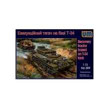 UNIMODELS 389 RECOVERY TRACTOR BASED ON T 34 TANK 1:72