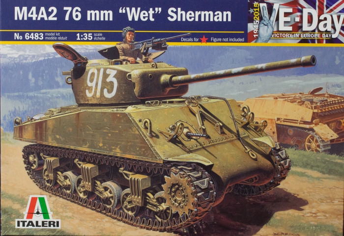 6483 техника и вооружение m4a2 76mm wet шерман 1 35