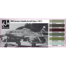 K4 WWII GERMAN LUFTWAFFE AIRCRAFT COLORS SET 4