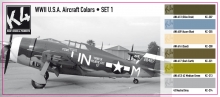 K4 WWII USA AIRCRAFT COLORS SET 1
