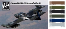K4 COLORES FACH A-37 DRAGONFLY A-37 SET 2