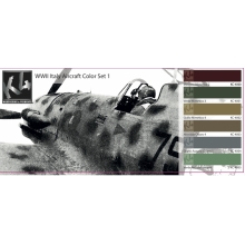 K4 WWII ITALY AIRCRAFT COLOR SET 1