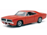 NEWRAY 71893A 1:25 1969 DODGE CHARGER RT ( ORANGE )