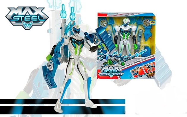 Mirax Hobbies MATTEL DHW17 MAX STEEL TURBO DESPEGUE