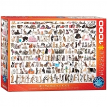 EUROGRAPHICS 6000-0580 THE WORLD OF CATS PUZZLE 1000 PIEZAS