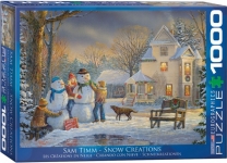 EUROGRAPHICS 6000-0607 SNOW CREATIONS BY SAM TIMM PUZZLE 1000 PIEZAS