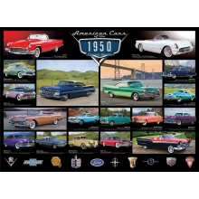EUROGRAPHICS 6000-0676 AMERICAN CARS OF THE 1950S PUZZLE 1000 PIEZAS