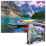 EUROGRAPHICS 6000-0693 CANOES ON THE LAKE PUZZLE 1000 PIEZAS
