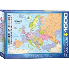 EUROGRAPHICS 6000-0789 MAP OF EUROPE PUZZLE 1000 PIEZAS