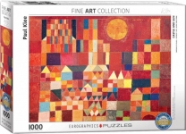 EUROGRAPHICS 6000-0836 CASTLE AND SUN BY PAUL KLEE PUZZLE 1000 PIEZAS