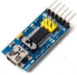 ZMXR FTDI BASIC PROGRAM DOWNLOADER USB TO TTL FT232 ( BLUE ) FOR ARDUINO
