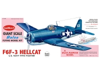 GUILLOW 1005 F 6 F-3 HELLCAT RUBBER GAS