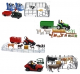 NEWRAY 04096 COUNTRY LIFE FARM ANIMALS & TRACTOR SET