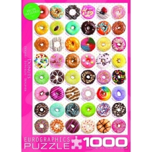 EUROGRAPHICS 6000-0585 DONUTS ( TOPS ) SWEETCOLLECTION PUZZLE 1000 PIEZAS