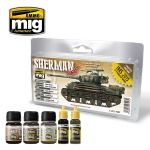 AMMO MIG JIMENEZ AMIG7427 FURY SHERMAN SET