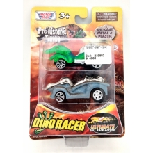MOTORMAX 78503 PRE-HISTORIC TIMES - 2 PC 3 PULG PULL BACK DINO RACER