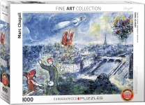 EUROGRAPHICS 6000-0850 LE BOUQUET DE PARIS BY CHAGALL PUZZLE 1000 PIEZAS
