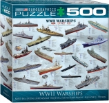 EUROGRAPHICS 8500-0133 WWII WAR SHIPS PUZZLE 500 PIEZAS