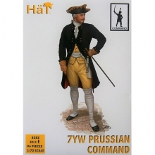 HAT 8282 1:72 7 YEARS WAR PRUSSIAN INFANTRY COMMAND ( 24 )