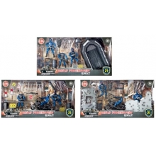 MCTOYS 77127 WORLD PEACEKEEPERS- S.W.A.T. ( 3 FIGURES INCLUDED ) 3 DIFERENT OPTIONS