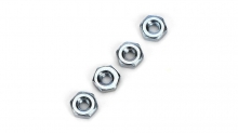 DUBRO 560 2-56 STEEL HEX NUTS ( 4 PCS PER PACKAGE )
