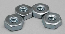 DUBRO 561 4-40 STEEL HEX NUTS ( 4 PCS PER PACKAGE )