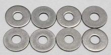 DUBRO 3110 SS NO. 6 FLAT WASHER ( 8 PCS PER PACKAGE )