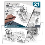 ROYAL AVS-SME216 3T 4 PC SKETCHING DOGS & HORSE