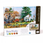 DIMENSIONS 91652 PRECIOUS DAYS ( COUNTRY FARM HOME ) PAINT BY NUMBER ( 20PULGX12PULG )